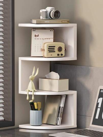 1 Multifunctional Corner Bracket Without Punching Holes, Home Bookshelf Corner Shelf, Living Room Kitchen. TOILET. Restroom. Toilet. Bedroom Wall Mounted Partition Multi-Layer Storage Rack, Wall Mounted Corner Partition, Bedroom Corner Living Room Storage Rack Wall Rack, Suitable For Desks Wall Storage, Home Storage, Wall Corner Bookshelf