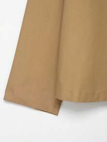 Áo gió ngắn cổ đứng thời trang nữ mới của DEEKA mùa thu - Màu Khaki - Xem 7