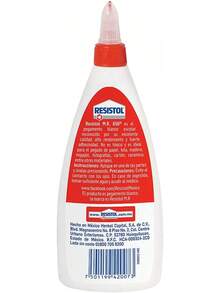 Resistol 850 Escolar, pegamento blanco para el hogar, escuela y oficina, resistol no tóxico, adhesivo para manualidades y tareas, pegamento líquido, bote 1x225g - Escolar, pegamento blanco para el hoga - Ver 6