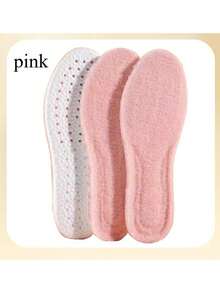 Semelles intérieures chaudes pour l'automne et l'hiver, semelles intérieures en coton moelleux et épaisses, semelles intérieures douillettes et déperlantes, unisexe