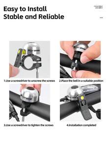 WEST BIKING Ultra-Loud Bicycle Bell - Folding Mountain Bike Bell For Road/City Bicycle | Cycling Accessories