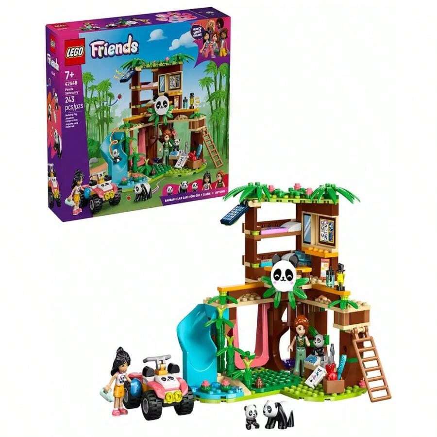 LEGO Friends Panda Sanctuary Animal Care 42648 Toy Building Set, 243 Pieces | | Adult Building Block Sets - 彩色 - 查看 1
