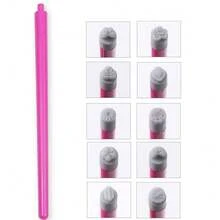 Nail Art Stamp Pen Set, Random Pattern Nail Transfer Printing Tools, Nail Art Stamping Pen With Silicone Head, Nail Art Supplies For Nail Technicians And Salons - Multicolor - View 14