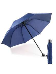 Sun Protection Umbrella With Coating - Manual Folding Umbrella For Women And Men - 8 Bone Vinyl Umbrella - 38.1 Inches Unfolded - Perfect For Sunscreen For School,Office,Household,Travel, Back To School Supplies