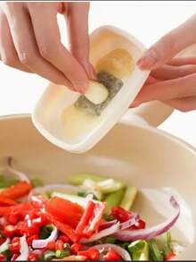 1 pieza Prensa de ajo fácil, Triturador de ajo manual, Molinillo de ajo, Molinillo de jengibre, Pequeña herramienta de cocina, Compacta, Ligera - Multicolor - Ver 8