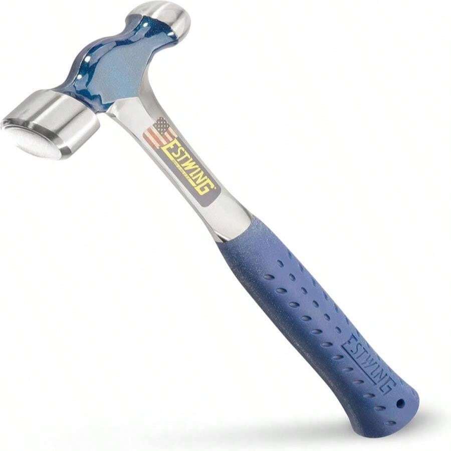 ESTWING Ball Peen Hammer - 8 Oz Metalworking Tool With Forged Steel Construction - E3-8BP, Blue - ColorC - 查看 1
