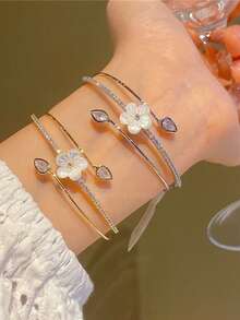 1 件 18K 镀金铜蝴蝶结手链（女士） - 彩色 - 查看 8