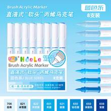 Marcadores de pintura acrílica recién actualizados, primer lanzamiento en línea. Tinta talla grande espesa, flujo talla grande suave, selección de colores talla grande completa. Adecuado para manualidades y suministros artísticos, se puede usar en plástico, vidrio, metal, bambú, lienzo, piedras, cerámica y textiles para manualidades, también adecuado para pintura artística profesional. Un regalo ideal para amigos y familiares.