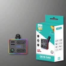 Transmisor Bluetooth Auto Manos Libres Cargador - Negro - Ver 3