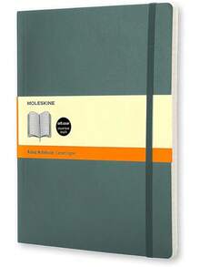 - Cuaderno clásico de tapa blanda, punteado, XL (.5 x 9.75 pulgadas) negro, cuaderno de tapa blanda para escribir, dibujar, diarios - Verde bosque - Ver 12