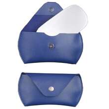 Compatible With Apple Magic Mouse 1/2 Magnetic Buckle Storage Case, Protective Case, Portable Mouse Storage Bag, Faux Leather