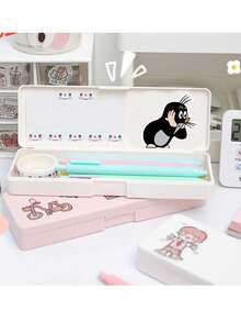 40pcs Cute Mole Cartoon Stickers, Reusable Paper Stickers Suitable For DIY Scrapbooking, Notebooks, Laptops And Computer Decoration - Multifunctional Craft Accessories Containing Funny Food, Animal And Activity Patterns, Fun Stickers, Ideal For Winter And New Year. - Multicolor - View 6