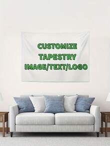 1 PC Custom Photo Door Curtain/Window Curtain - Add Your Own Images And Designs, Durable Polyester Fabric Suitable For Indoor/Outdoor Use, Perfect For Weddings, Birthdays, Graduations, Christmas, Valentine's Day And New Year Decorations.