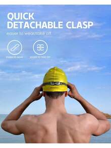 Adult Swimming Goggles-For-Men-Women-Goggles For Men:No Leaking Shatterproof Lenses With UV400 Protection Anti-Fog - Blue - View 8