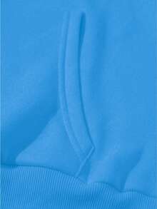 sudadera  para mujer  modelo LOS ANGELES  hoodie  con gorro y canguro  estampado  calientita para el frio - Celeste - Ver 3