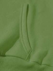 sudadera  para mujer  modelo LOS ANGELES ANIMAL PRINT ROSA  hoodie  con gorro y canguro  estampado  calientita para el frio - Verde - Ver 3