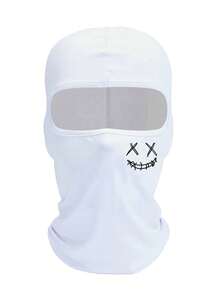 1/2/3pcs Unisex Printed Balaclava Face Mask, Suitable For Outdoor Activities Like Travel, Cycling, Hiking, Fishing In All Seasons