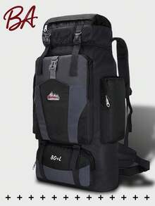 80升多功能徒步背包，大容量旅行包，轻便透气单肩包，多口袋徒步包，干湿分离行李袋，独立鞋仓露营包，时尚滑雪包，适合旅行、度假、徒步、滑雪，具有减震功能，适合远足、露营、户外运动，是节日礼物和生日礼物的理想之选。 - 彩色 - 查看 15