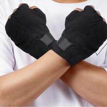 QWTG Cinta Boxeo Vendas de Mano, Largas 5, Elasticas Endas de Mano Profesionales para Protección de Muñecas y Nudillos, Vendas de Mano para Boxeadores, Kickboxing, Muay Thai y. - Negro - Ver 12