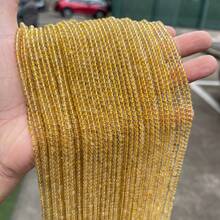 15 英寸 3 毫米天然石圆珠，虎眼石/紫水晶/石榴石/玛瑙等天然材料，多色脉轮疗愈石，适合 DIY 珠宝制作/手链/项链