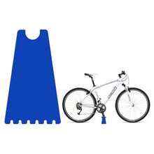 Soporte portátil para bicicleta , ajuste de limpieza, reparación de accesorios para bicicleta de montaña, soporte acrílico transparente - Azul - Ver 3