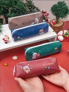 1 Stück transparente Mesh Federtasche, tragbare Aufbewahrung geeignet für Schüler Mesh Federtasche, Reißverschluss Mesh Tasche, multifunktionale transparente Federtasche Aufbewahrungstasche, geeignet für Büromaterial, Kosmetik, Reisezubehör, für Schulmaterial, Schulanfang, Weihnachtsdekoration, Weihnachtsgeschenke