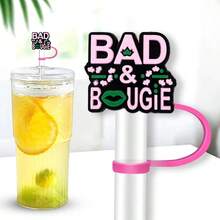 8Pcs Girls Straw Toppers For Tumbles 10mm Straw Cover Caps Compatible With 3040 Oz Tumbler With Handle Drinking Straw Covers Cap For Tumbles Cups Accessories In Pink For And Teens