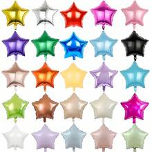 18" ,10" Star Balloons Foil Balloons Mylar Balloon For Birthdays Christmas, Halloween, New Year's Day,Baby Shower, Gender Reveal, Wedding, Magical Prom, Engagement Party Decoration