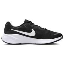Nike 新款轻质软底训练健身男子公路跑鞋，REVOLUTION 7 网眼透气户外运动鞋，舒适软底休闲日常轻便跑鞋，百搭必备 FB2207-001 男士 - 黑與白 - 查看 4