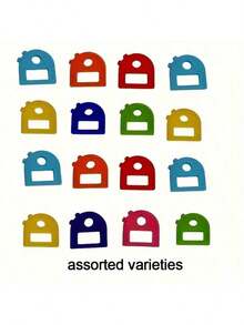 8pcs Retractable Key Chains With Tags, 2.8cm/1.1" Soft Touch Key Identifiers Fit Most Keys, With Blank And Pre-Printed Labels, Home Office Accessories