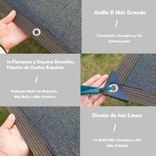 Malla Sombra para Exteriores 2x2 Metros Malla Toldo Lona Velas de Sombra 90% Protector para Terraza Jardín Patio Al Aire Libre (2X2) - 2X3 - Ver 4