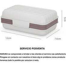 Jabón de Viaje, Bandeja de Jabón de Baño Portátil con Bandeja Adecuada para Baño, Gimnasio - Gris+Azul - Ver 12