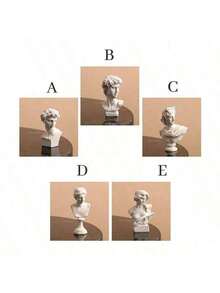 1pc Resin Figurine, Female Musician Statue, Art Studio Still Life Decor, Nordic Greek Sculpture