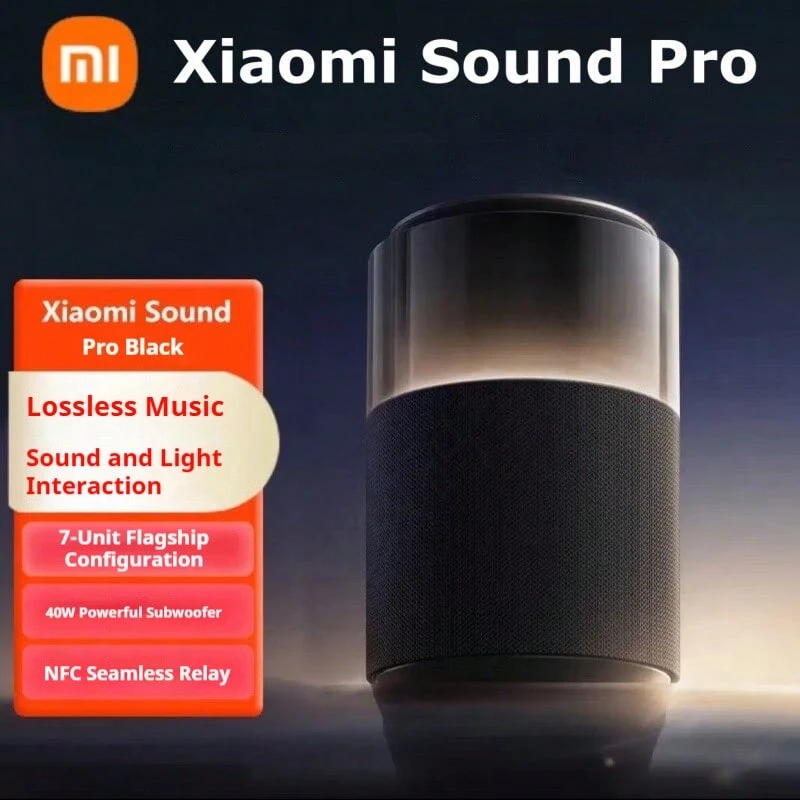 Xiaomi Sound Pro Smart Speaker With Xiao Ai Assistant | 7-Unit Flagship Acoustics | 40W Powerful Bass | High-Fidelity | Home Use | Christmas Gift For Friends, Boyfriends, Girlfriends - Black - View 1