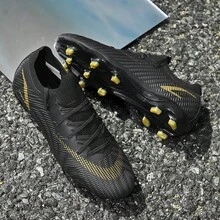New Recommended Soccer Shoes For Men, Women, And Teenagers, Featuring Long Studs, Non-Slip, Low-Top, Durable Design For All-Season Wear, Suitable For Daily Grass Soccer Training And Matches
