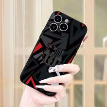 Simple Barcelona Football Club themed phone wallpaper picture UV print print All-black phone case for Phone17 Pro MAX/11/12/13/14/15/15 Pro/15 Plus/15 Pro Max/X/XS Max/XR/11 Pro/12 Pro/13 Pro/14 Pro/12 Mini/13 Mini/11 Pro Max/12 Pro Max/13 Pro Max/14 Pro Max/14 Plus/6/6s/6 Plus/7/8/16 Pro/16 Plus/16 Pro Max Galaxy A54/A14/A12/A13/A15/A32/A33/A24/A52S/S20/S21/S22/S23/S24/S23 Plus/S24 Ultra/S25/A15/A33/A23 Android phone case, essential for daily commuting, MagSafe support, less yellowing, Halloween gift, Virgin Mary Day sticker image UV printing, Independence Day gift, Christmas wallpaper image UV printing, Valentine's Day gift, Birthday gift for friends and family - Negro - Ver 4