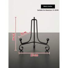 1pc Iron Display Rack, Metal Easel Frame, Gold Color Small Iron Art Display Stand, Can Display Cards, Cookies, Decorative Plates, Artworks