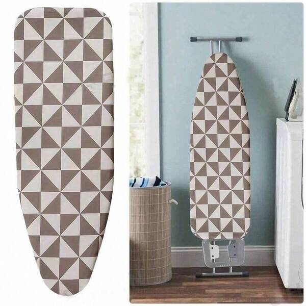 Ironing Board Cover Cotton Iron Cover Resist Scorching And Staining With Elastic Edge For Home Laundry Rooms
