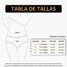 ¡RecomendadoINNERSY Bragas Menstruales Ropa Interior para Las Niñas El Primer Período 3 Piezas¡Top de Temporada - A - Ver 7
