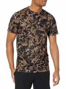 Essentials Performance Tech - Camiseta para hombre, paquete de 2 - Amarillo - Ver 3