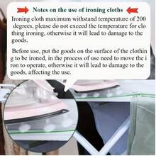 Heat Resistant Protective Ironing Cloth Net, Home Ironing Mat, High Temperature Resistant Ironing Board, Iron Protective Net,High Temperature Ironing Cloth, Portable Folding Ironing Mat Heat Insulation Ironing Cloth, Ironing Net Heat Insulation Protection, Laundry Storage And Sorting Ironing Pad Iron On,Mini Iron,Heating Pad,Iron Board For Clothes