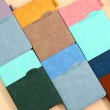 2026 Daily Planner – PU Leather Hardcover, 320 Pages – Color-Block Design In 6 Styles – Date Stamp, Secure Closure – Modern Productivity Journal For Office & Personal Use