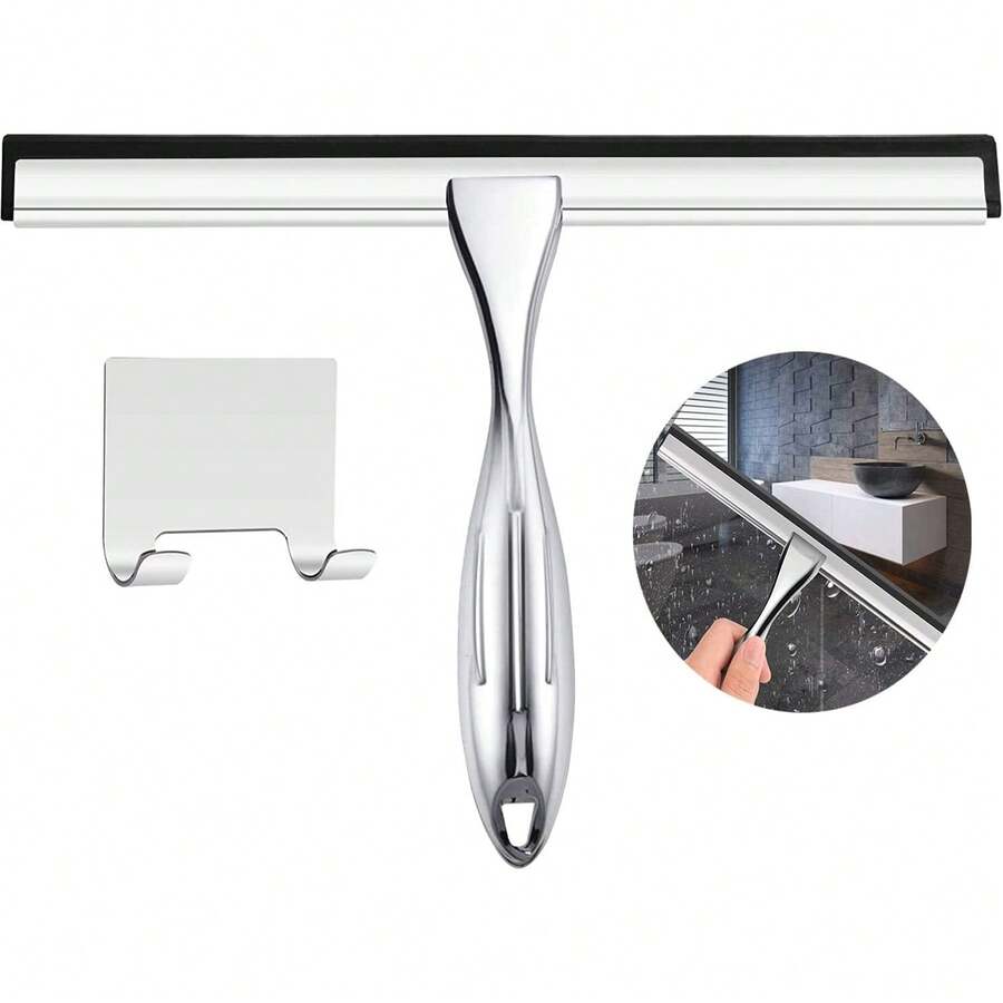 Jalador de Vidrios 31 CM con Escobilla de Goma para Limpieza - 1 - Ver 1