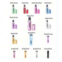 1PC 5ml Refillable Perfume Bottle, Portable Mini Spray Bottle For Travel And Outing, Living Room Home Bedroom Bathroom House Decor, Travel Stuff, Wedding, Party, Birthday, Gifts For Men Mom Dad Friends, New Years, Accessories, Funny Gift Home Bathroom Decor Fall Decor Back To School - 彩色 - 查看 2