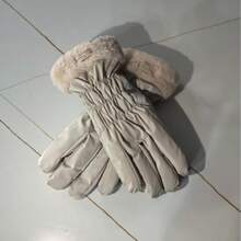 1 Pair Of Winter Warm Ladies Gloves-Soft And Thick, Wool Lining, Touch Screen Compatible, Windproof, Waterproof, Breathable, Suitable For Skiing, Riding, Motorcycle Riding And Outdoor Activities - Multicolor - View 9