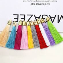 10/20pcs Mixed 5CM Gold Tone Tassel Pendant Charms DIY Jewelry Accessories - Tassel Pendant - View 8
