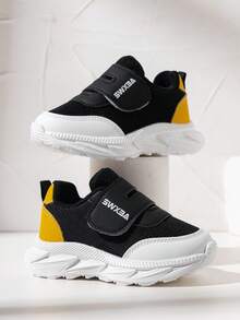 1 Pair New Kids Sports Shoes, Boys' Breathable Soft Bottom Comfortable Athletic Sneakers, Spring/Autumn