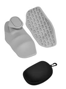 1 Paar rutschfeste Silikon Gewichthebe-Handschuhe für Männer und Frauen - Pink und Grau strukturierter Griff für Hantelstangen, strapazierfähige Fitness-Trainingshandschuhe für Kniebeugen, Bankdrücken, Kreuzheben, Griffkraft-Training, stilvolles Design, hochwertige Verarbeitung