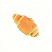 1pc Plush Pet Doll, Yellow/Pink Delicious Croissant Bread Roll, Cat Dog Doll, Cat Dog Entertaining & Intelligent Doll - Multicolor - View 13