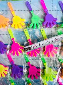 Planilla de 20 Piezas de Manitas Aplaudidoras, Porra Celebracion Fiesta Batucada - Multicolor - Ver 3